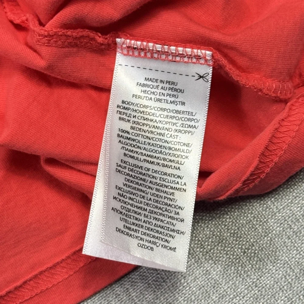 Polo Ralph Lauren Hoodie‎ Mens L Pink Red Pullover Hooded Tagless Cotton Jersey